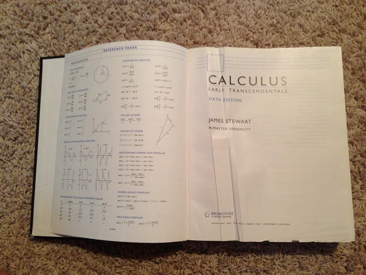 Calculus: Early Transcendentals, 6th Edition