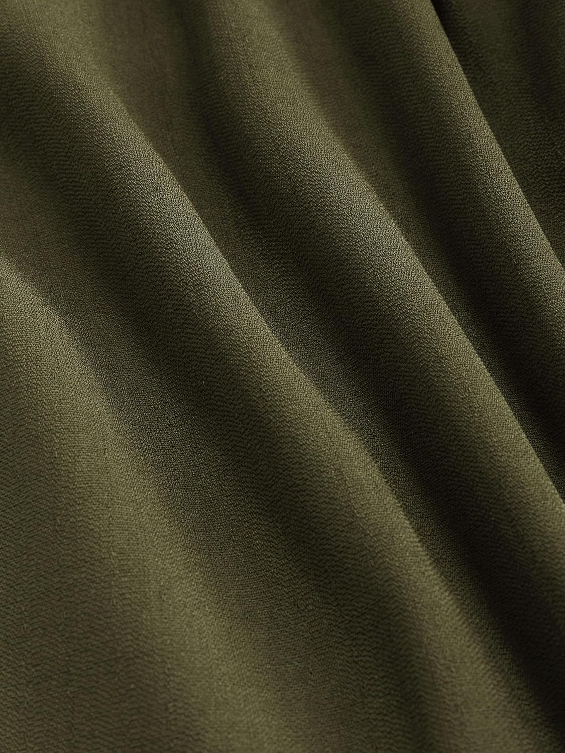 CIDER Solid High Waist Pleated Wide Leg Trousers