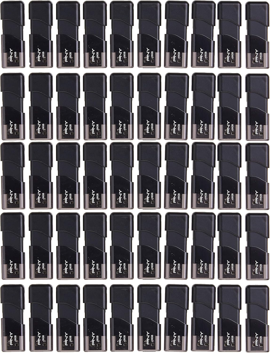 PNY P-FD32GX10ATT03-MP 32GB Attaché 3 USB 2.0 Flash Drive,Black (Pack of 10)