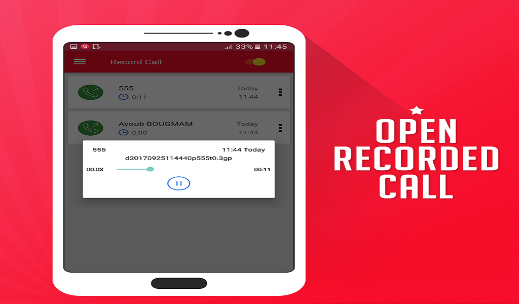 Call Recorder Automatic Call Recorder ProAmazonアプリストアのアプリ