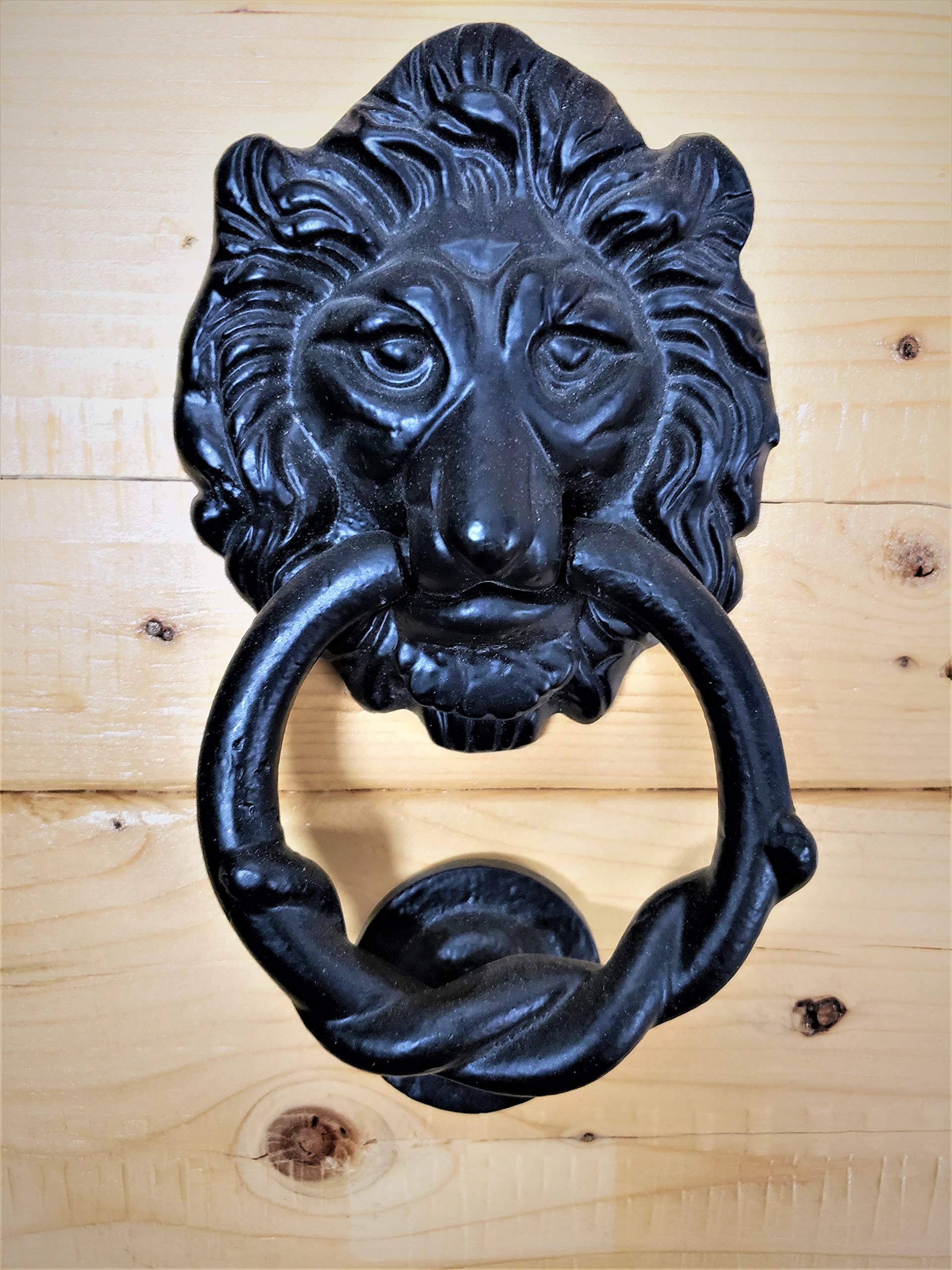 Buy Canadian Fence & Hardware 6.3 Inch Lion Head Front Door Knocker for