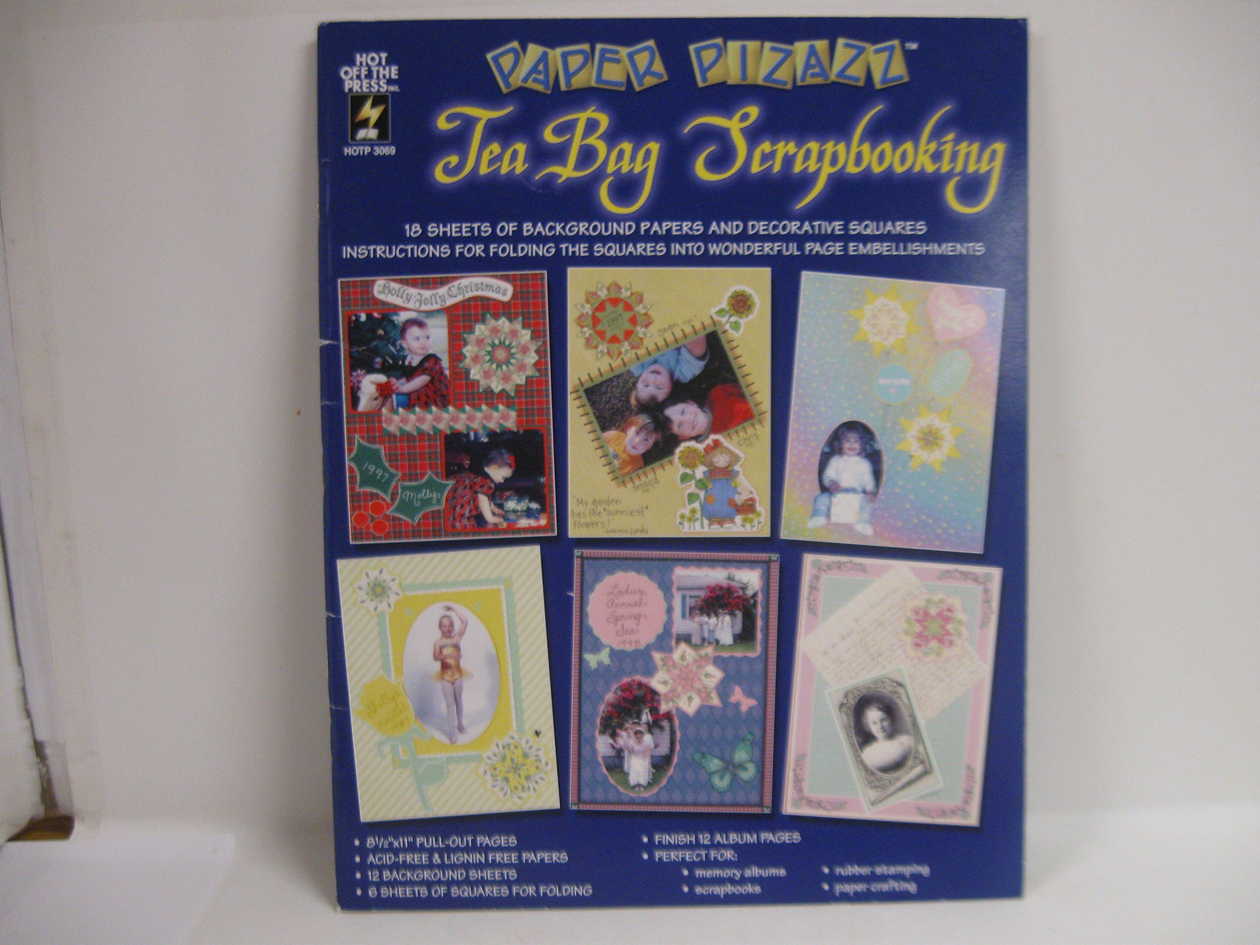 Paper Pizazz Tea Bag Scrapbooking