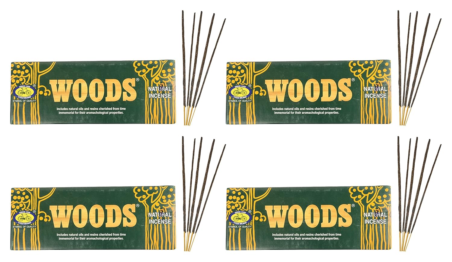 Cycle Agarbatti Combo Pack Woods Incense Stick (50 Sticks), Yagna