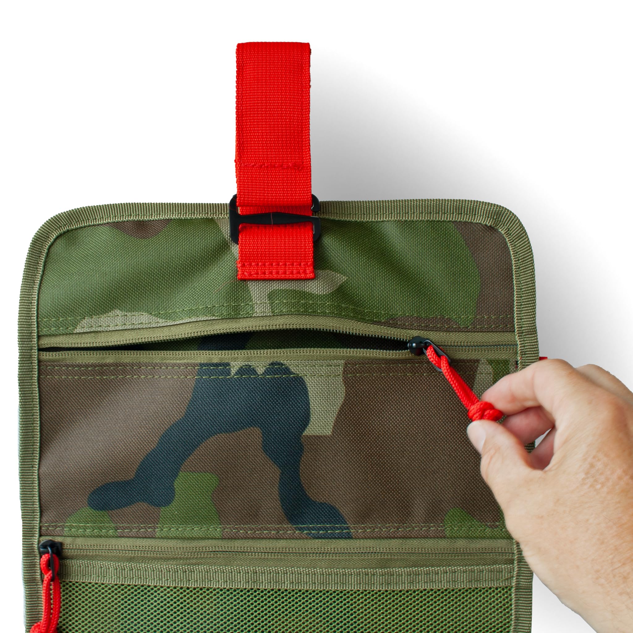 92ND.Supply, Neceser para hombre, neceser para hombre, todos los compartimentos con cierre de cremallera, mucho espacio de almacenamiento gracias a las correas ajustables, cierre de . Camuflaje