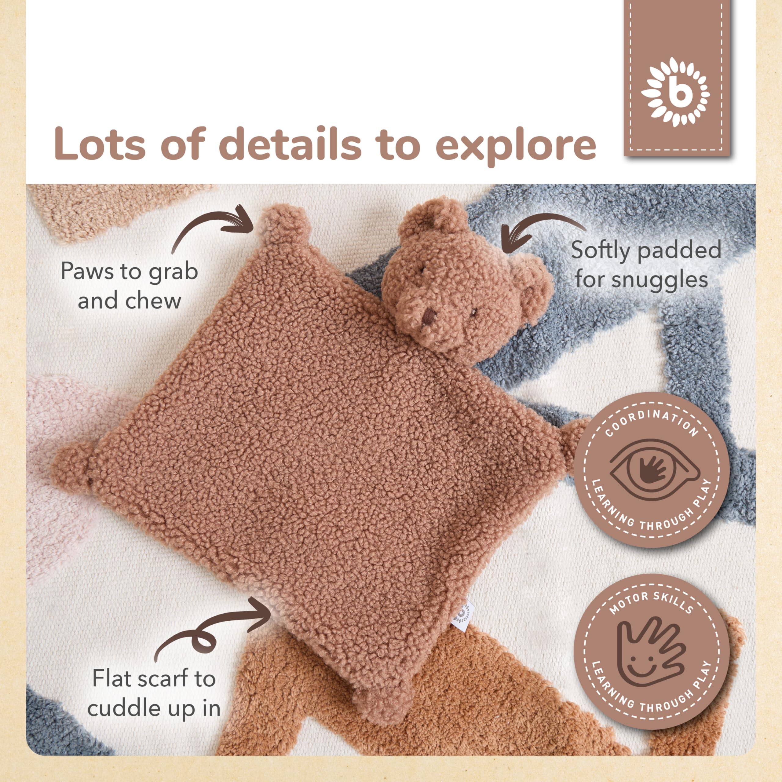 BIECO cuddle cloth bear Mika, 27x20x10 cm - Image 3