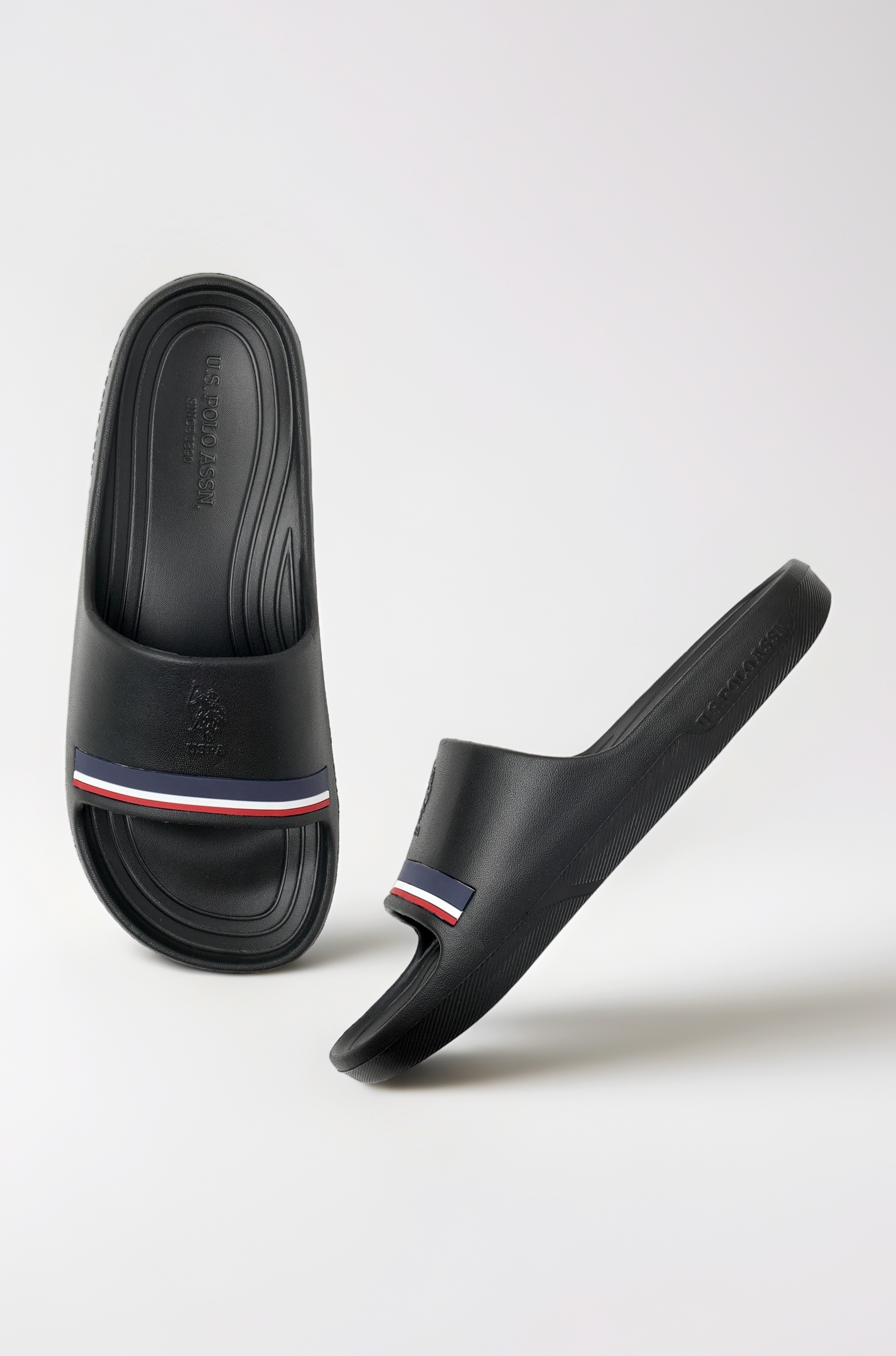 USPA| EASTON NAVY| Stylish slider Flipflops for Man