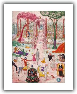 The Ibis - Florine Stettheimer : ''Sunday Afternoon in The Country'' (1917) - Museum-Grade Giclee