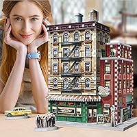 Vista 2 de Wrebbit3D Friends - Rompecabezas 3D modelo de Central Perk 440 piezas de rompecabezas reales Construye el icónico café de la serie de televisión