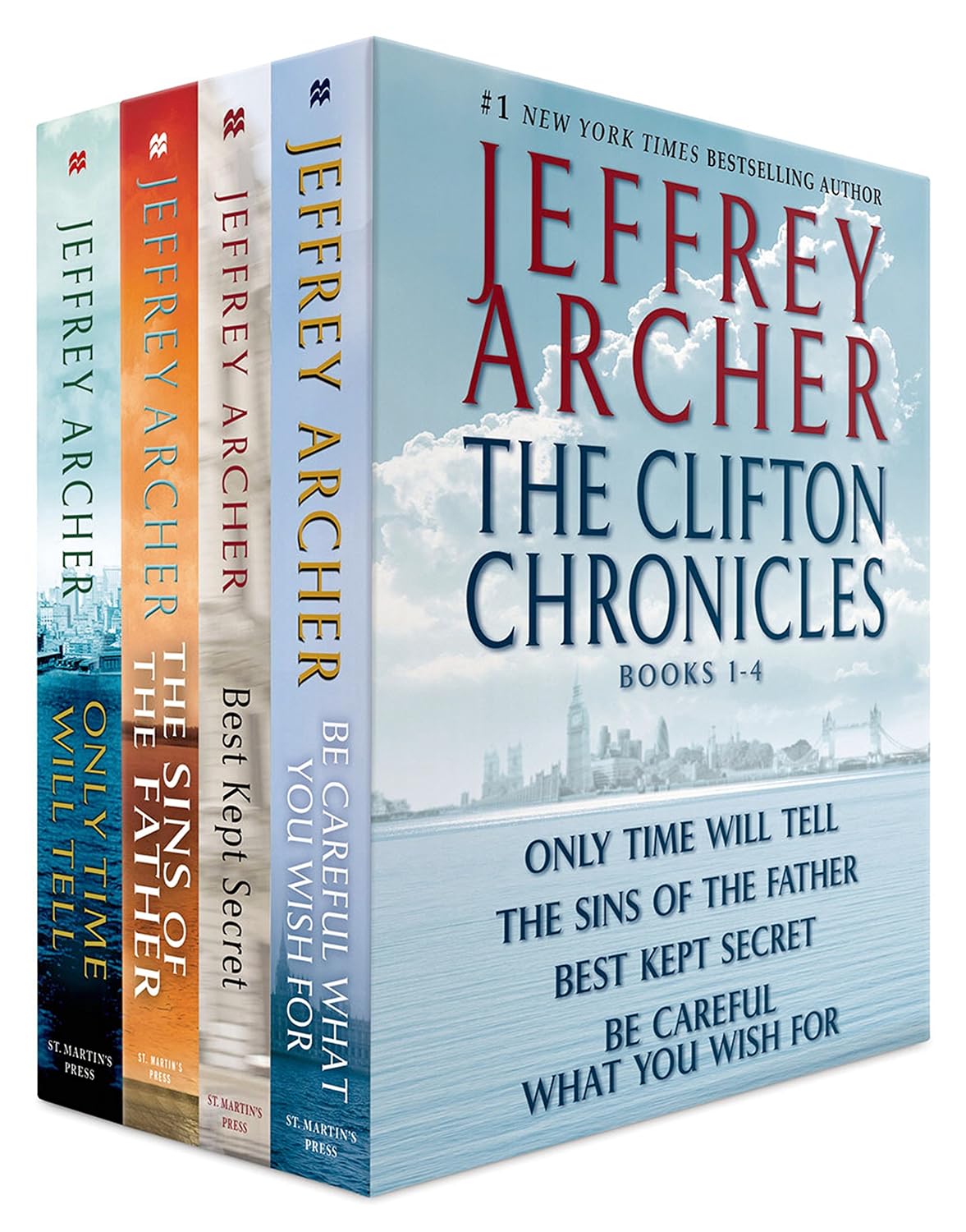 The Clifton Chronicles, Books 1-4: Only Time Will Tell; The Sins of the Father; Best Kept Secret; Be Careful What You Wish For      Kindle Edition