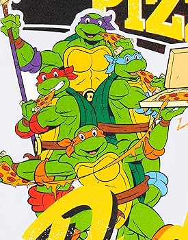 ​90s NIRI 企業物Tシャツ 三軒茶屋THREE購入 XL相当 ボックス Amazon.com: Teenage Mutant Ninja Turtles Pizza Dude White Men's