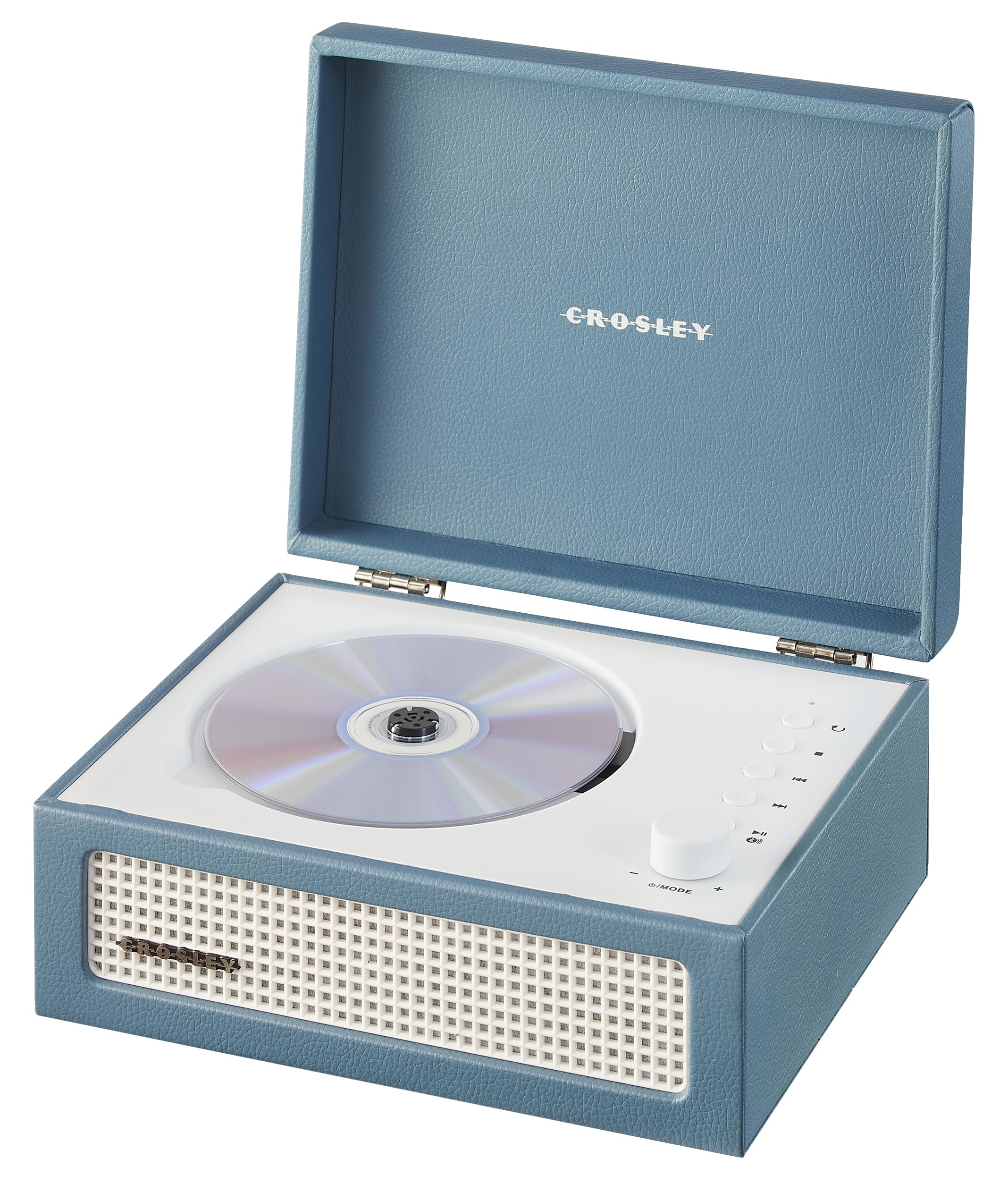 Crosley Voyager Lecteur CD Portable avec Bluetooth, Haut-parleurs stéréo intégrés et Radio FM – Lecteurs CD Rechargeables pour la Maison, Le Bureau et Les Voyages avec Prise Casque, entrée auxiliaire