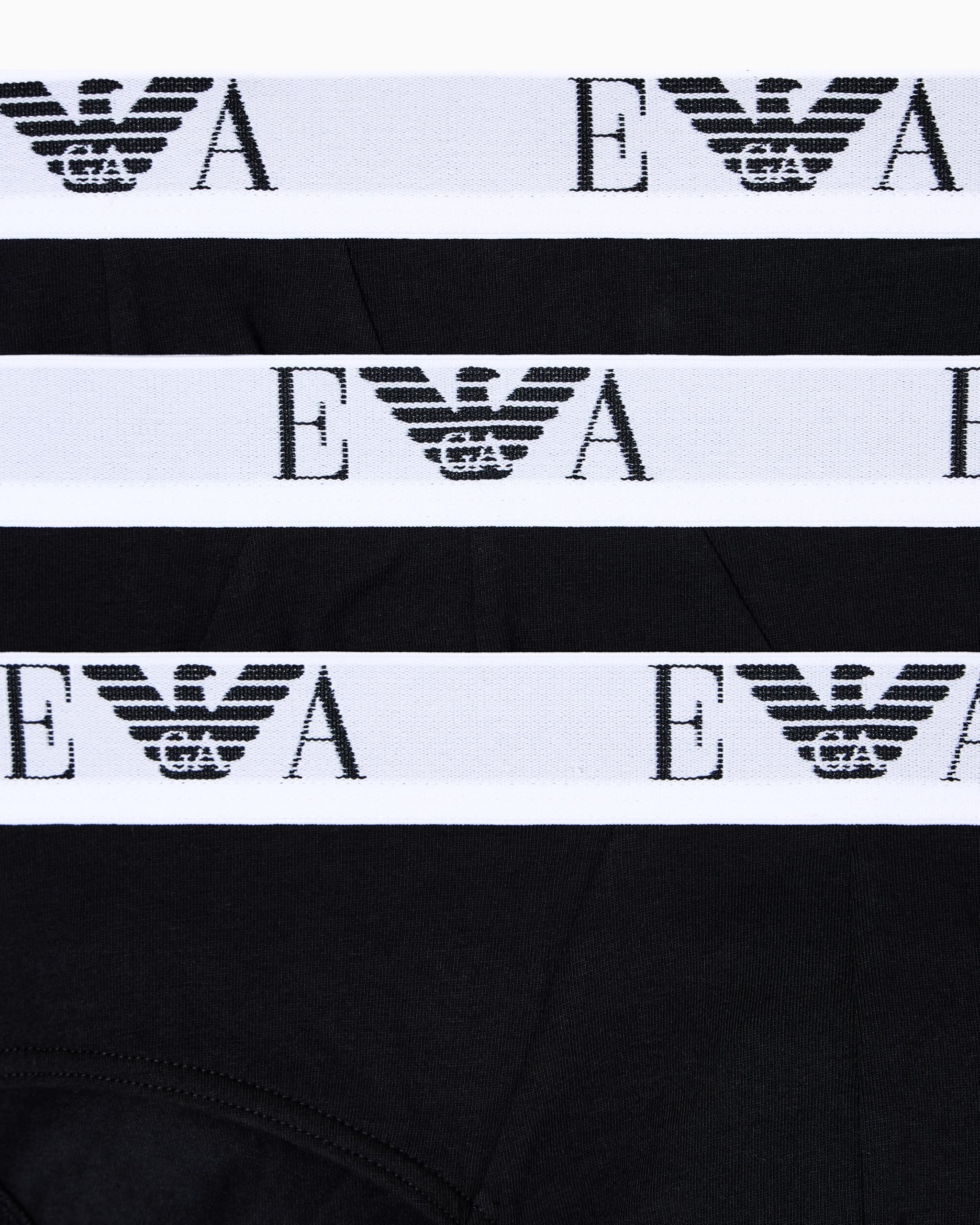 Emporio Armani Emporio Armani Men's 3-Pack Bold Monogram Brief Calzoncillos Boxer Hombre (Pack de 3)
