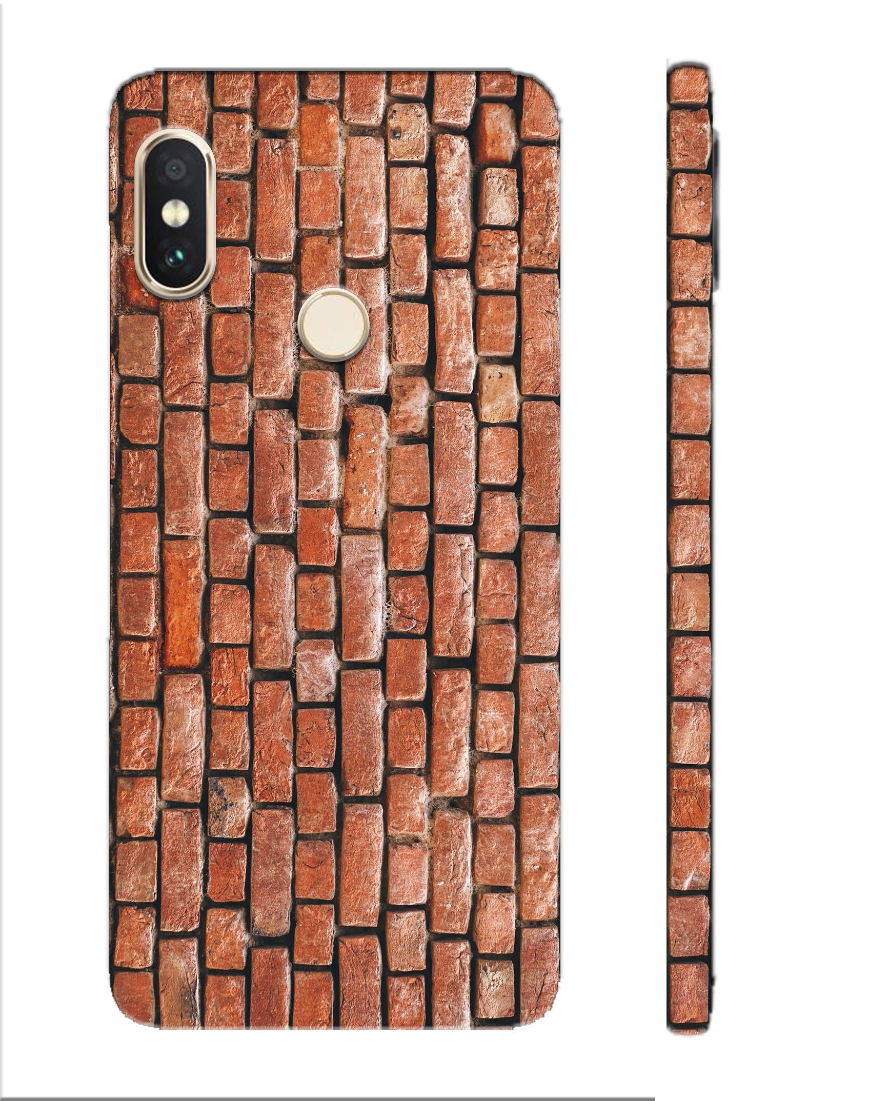 PICWIK® Designer Printed Back Cover/Hard Case for Xiaomi Redmi Note 5 Pro (Brick Wall Design/Pattern) - J474