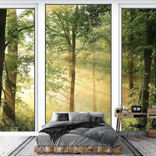 Miniatura 3 de wall26 Adhesivo mural removible para pared, sol, verano, montaña, bosque, naturaleza, desierto, fotografía, realismo, paisaje decorativo, rústico,