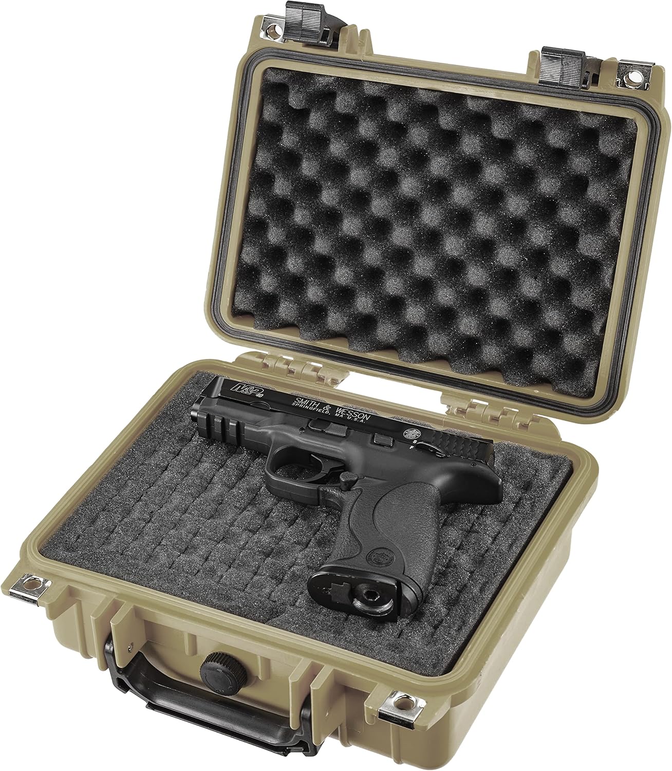 Eylar Small 10.62" Hard Gun Case Waterproof with Foam TSA Standards