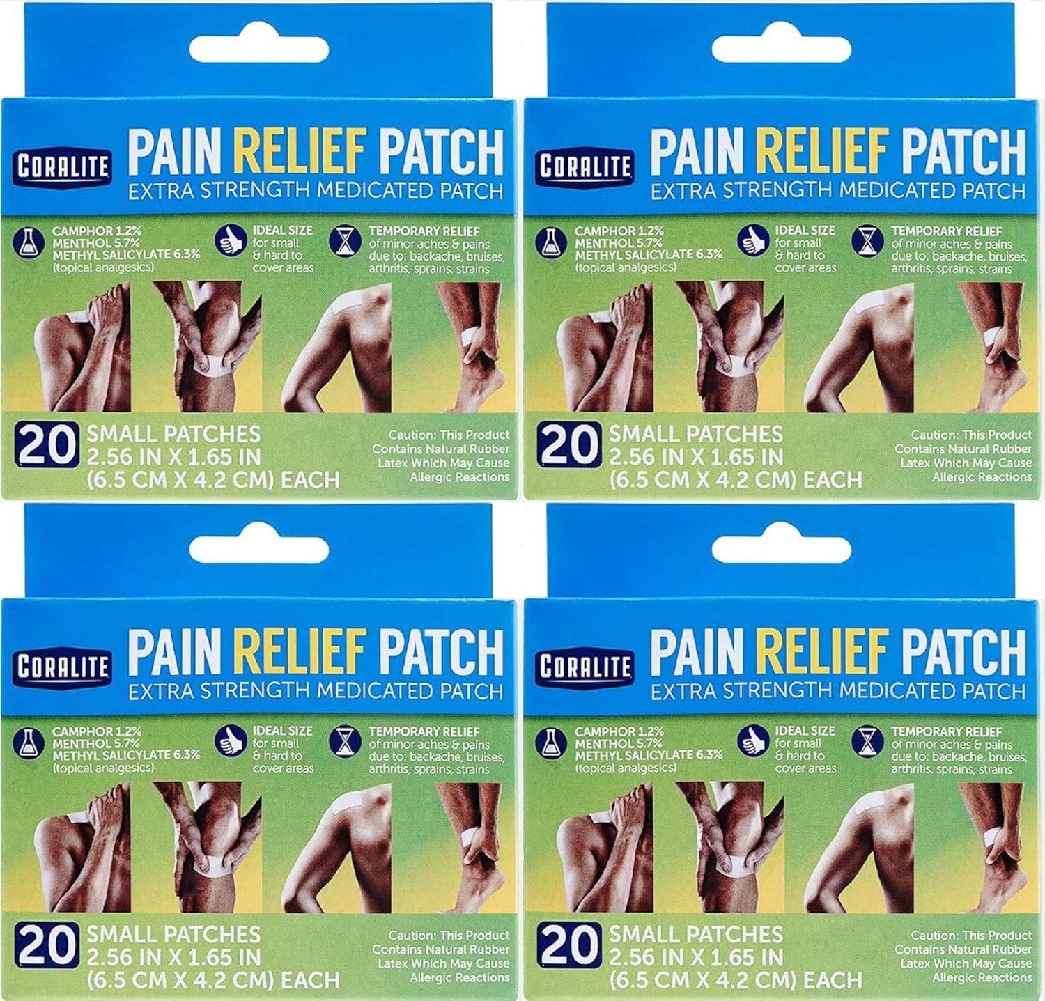 Coralite Pain Relief Patches for Minor Muscle & Joint Aches