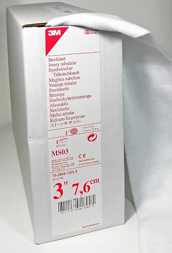 3M Synthetic Cast Stockinet, 3" x 25 Yd., 1/Ea, 3MMS03