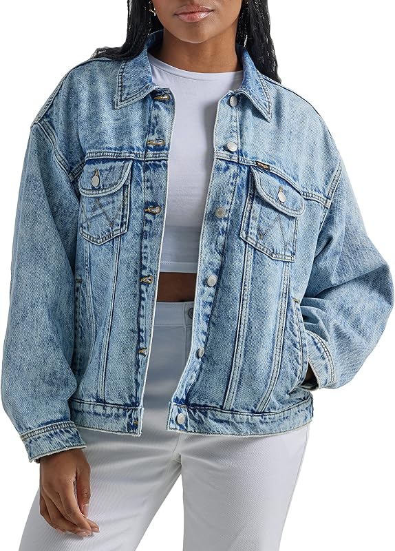 campera vaquera para mujer Relaxed Fit Girlfriend