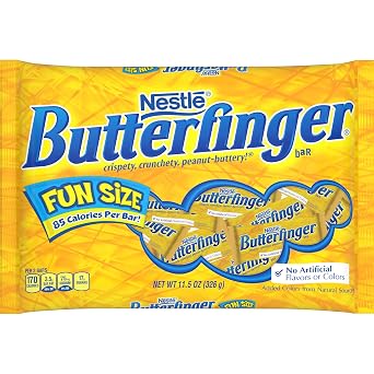 Butterfinger Chocolate Bars, Fun Size, 11.5 oz