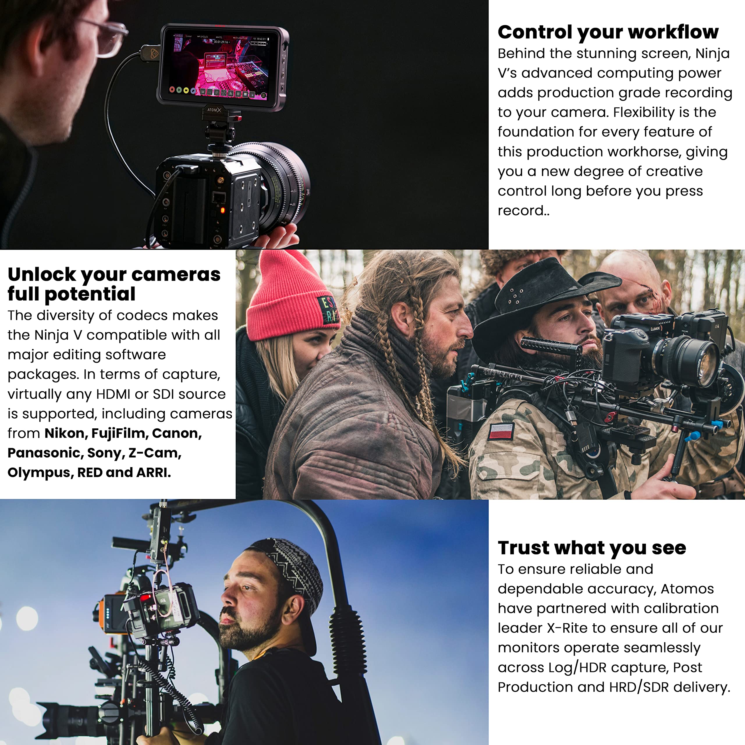 Amazon.co.jp: Atomos Ninja V 5インチ タッチスクリーン 記録モニター 