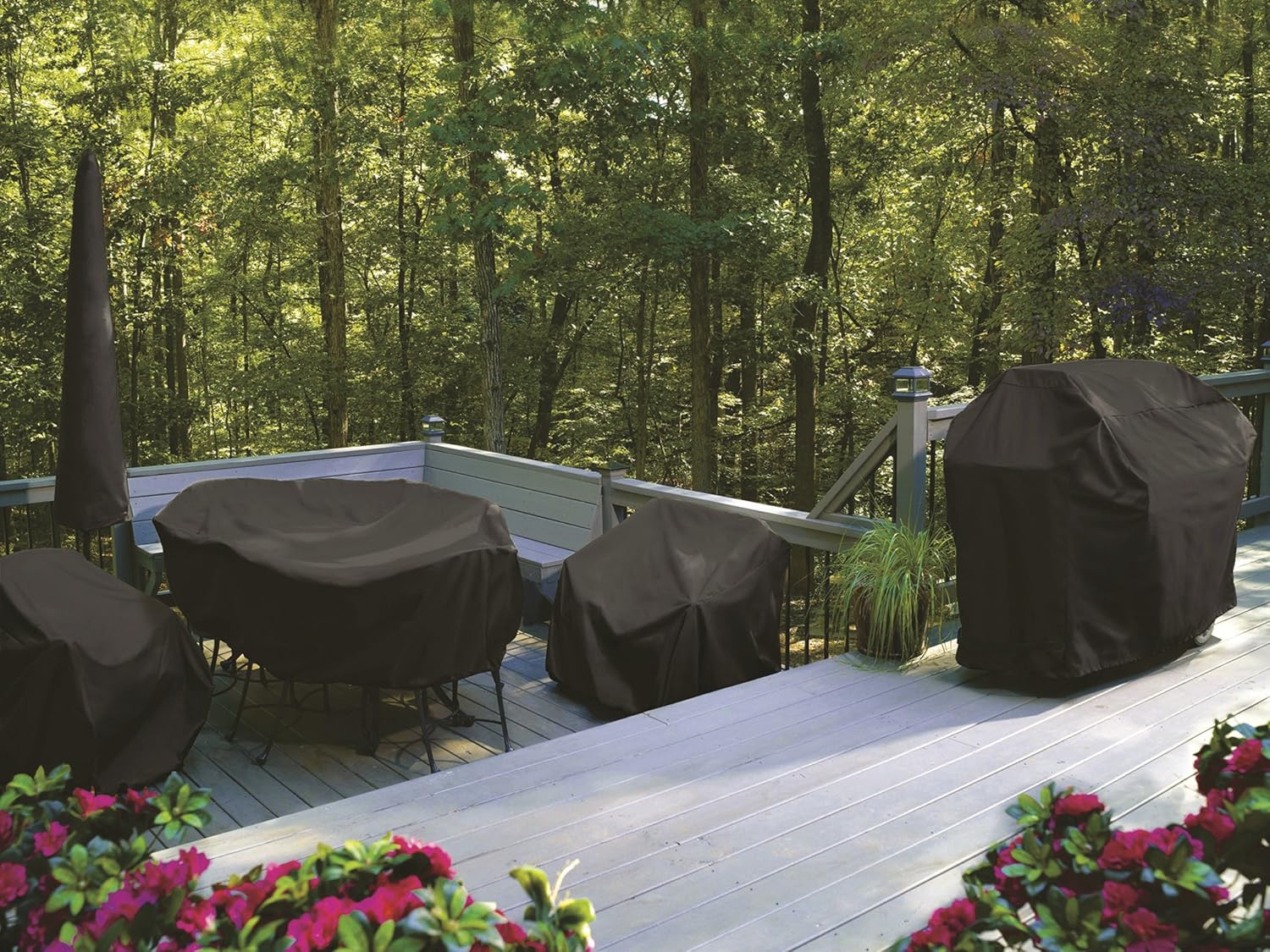 96-Inch Square Table Cover, Black