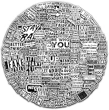 103Pcs Cool Black Inspirational Stickers Decals for Kids, Giogyebit Teen...