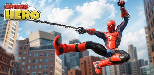 jogo de corda de missão de lutador de herói urbano de cidade voadora real