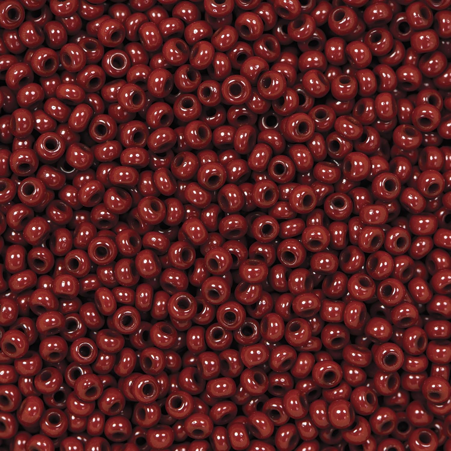 John Bead Czech Glass Seed Beads 10/0 Opaque Light Brown 22Grams Bead for Jewelry Bracelets Necklaces Earrings DIY Arts Crafts Making