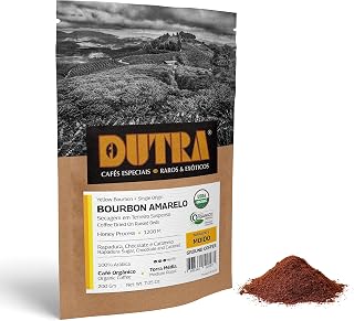 Bourbon Amarelo, Café Dutra, Ogânico Especial, Microlote, Torrado e Moído, 200g