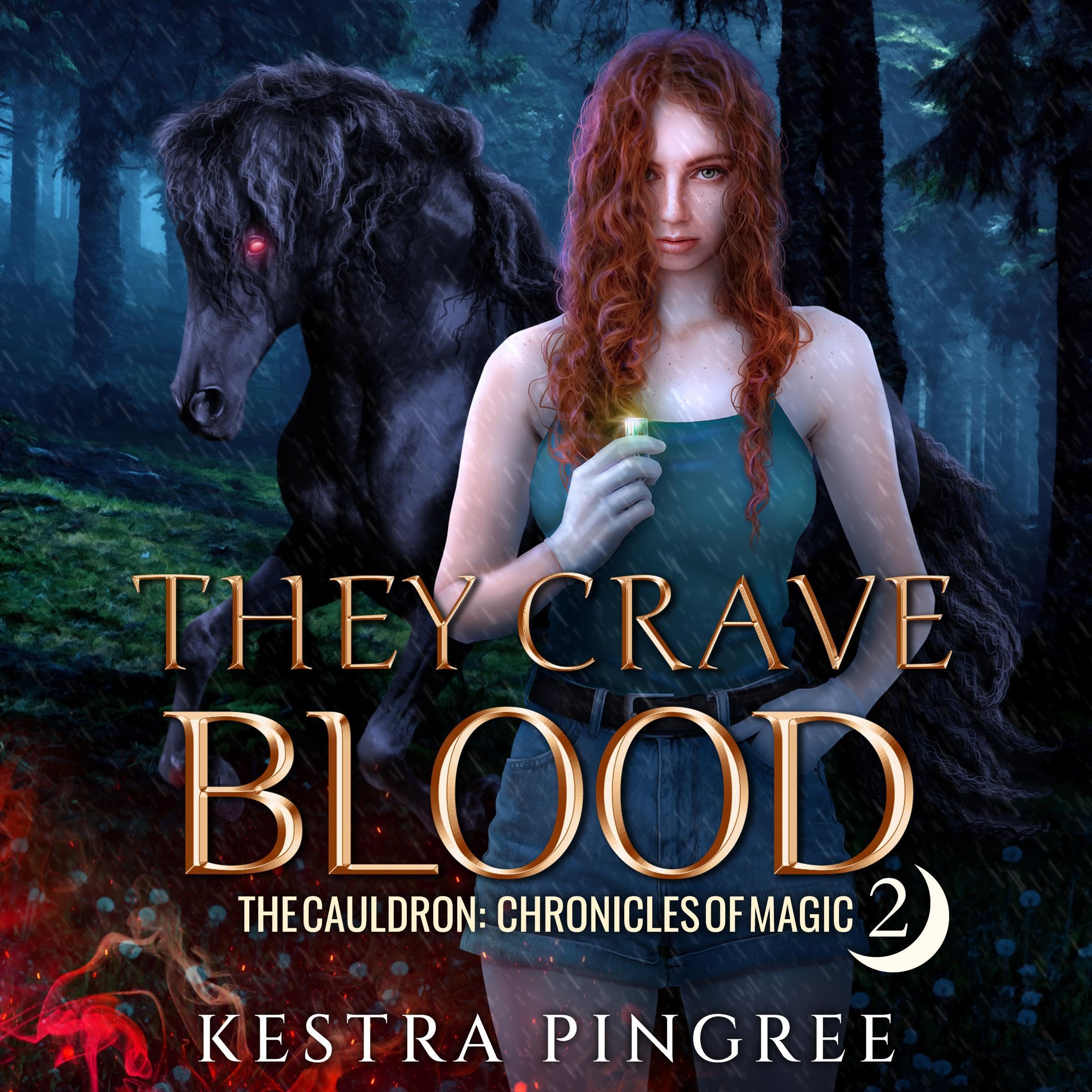 Cover art for They Crave Blood (The Cauldron: Chronicles of Magic Book 2)