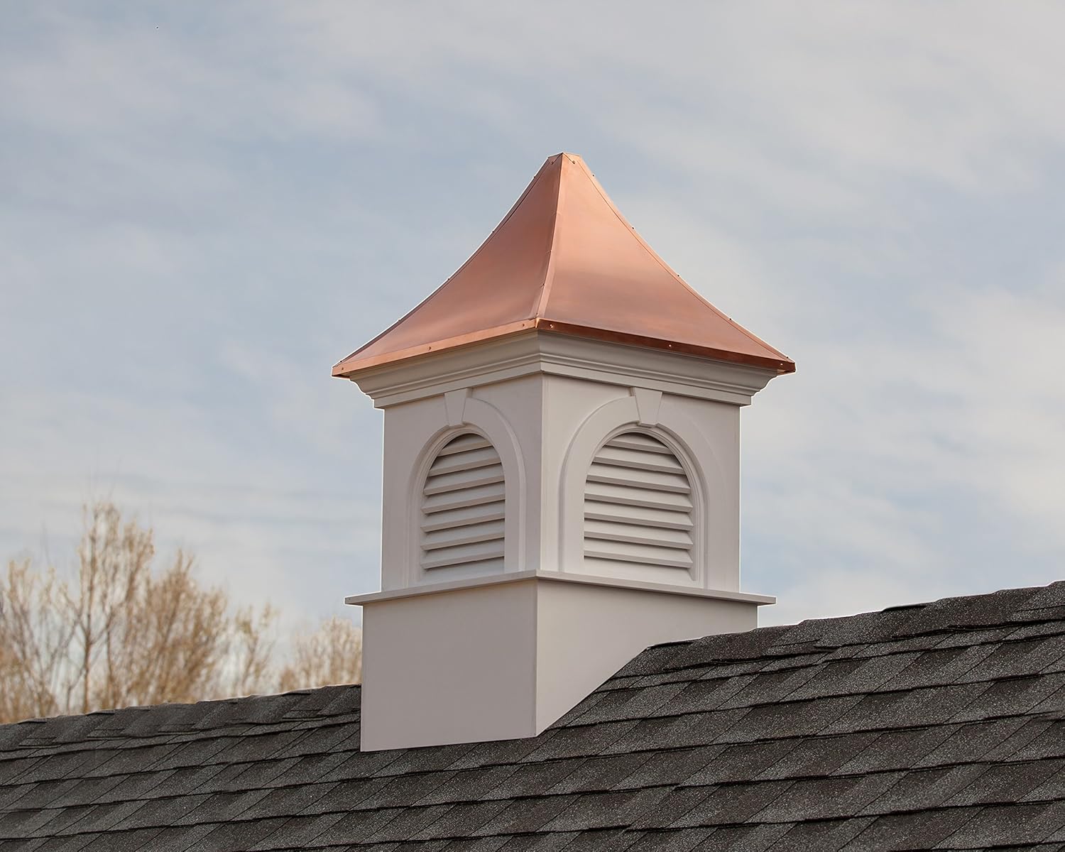 Good Directions Smithsonian Newington Vinyl Cupola with Copper Roof, 60" x 99"