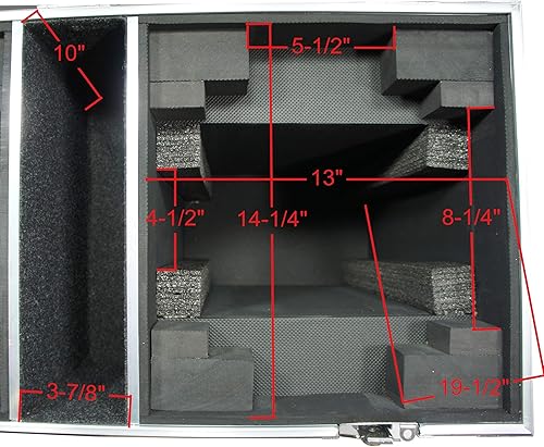 Miniatura 4 de Harmony Audio HC4CH140SR Lighting Quad Space Medium Moving Head Light Flight Case
