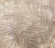 19mm x 6mm Oval Transparent Spaghetti Plastic Acrylic Craft Beads, 500 Pcs (Crystal Clear)