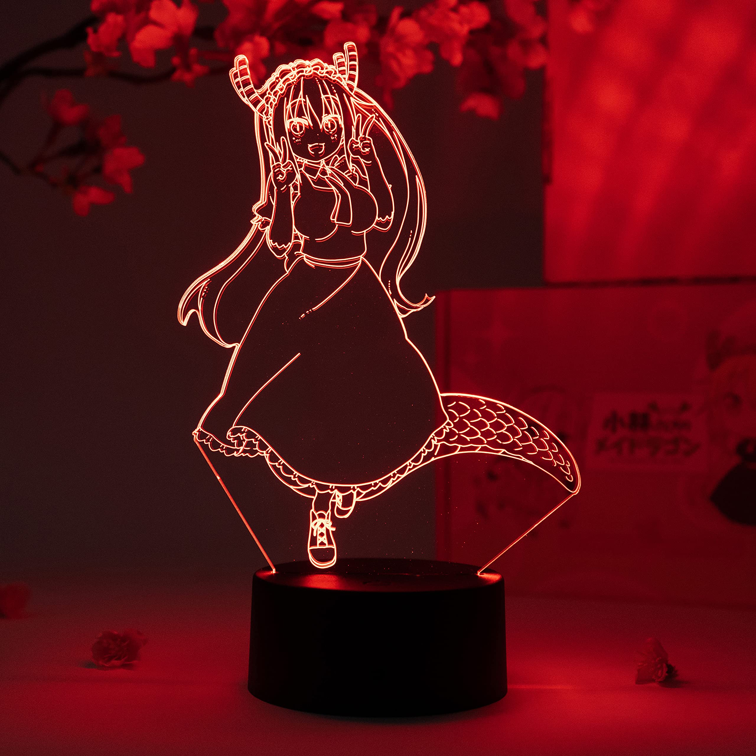 アニメ フィギュア ルームライト セット Amazon.co.jp : Tohru カワイイメイドオタクランプ - 小林さんのメイ