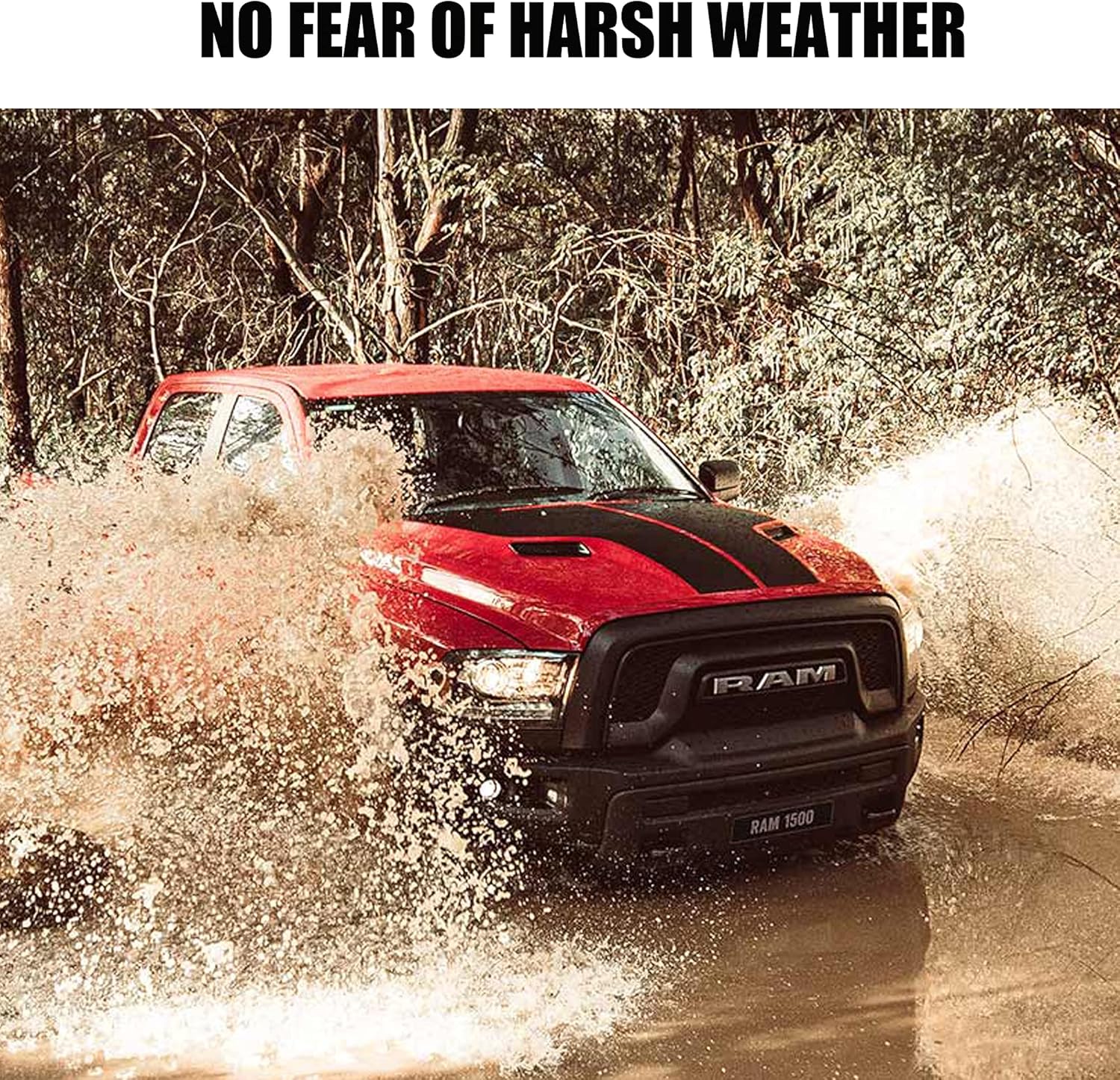 KSaAuto Antenna for Dodge Ram 1500 2500 3500 2009-2024 Dodge Ram 1500 Accessories, 7 Inch Dodge Ram Classic Warlock Radio Antenna Replacement for AM FM, Dodge Ram Truck Antenna