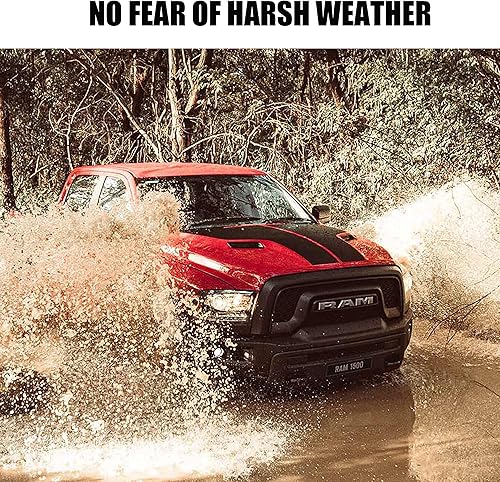 Miniatura 9 de KSaAuto Antena de 13 pulgadas para Dodge RAM Ford F150 F250 F350 Bronco Accesorios Replcement Antena Pickup Truck Antena corta para FM AM Rdiao