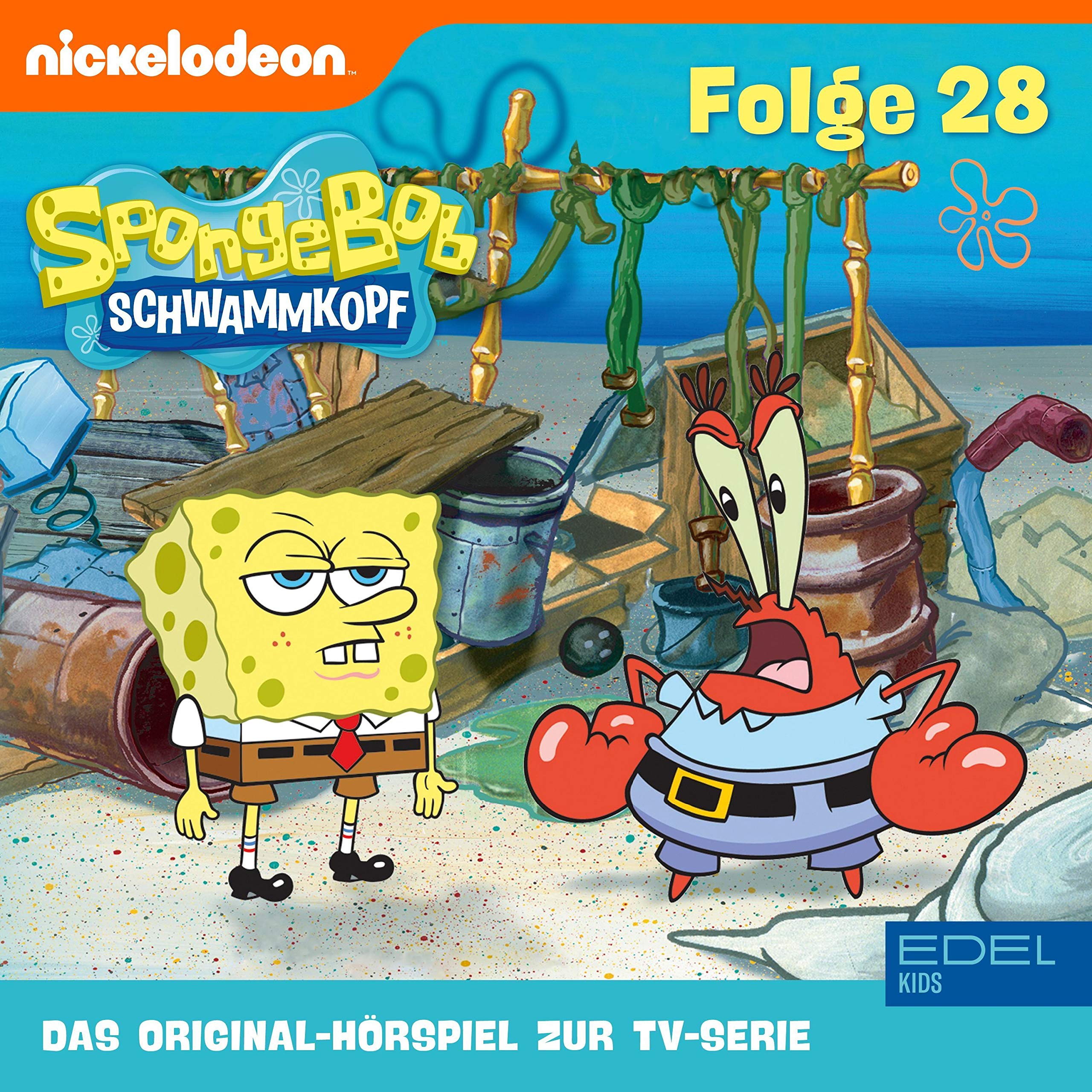 Cover art for SpongeBob Schwammkopf 28. Das Original-Hörspiel zur TV-Serie
