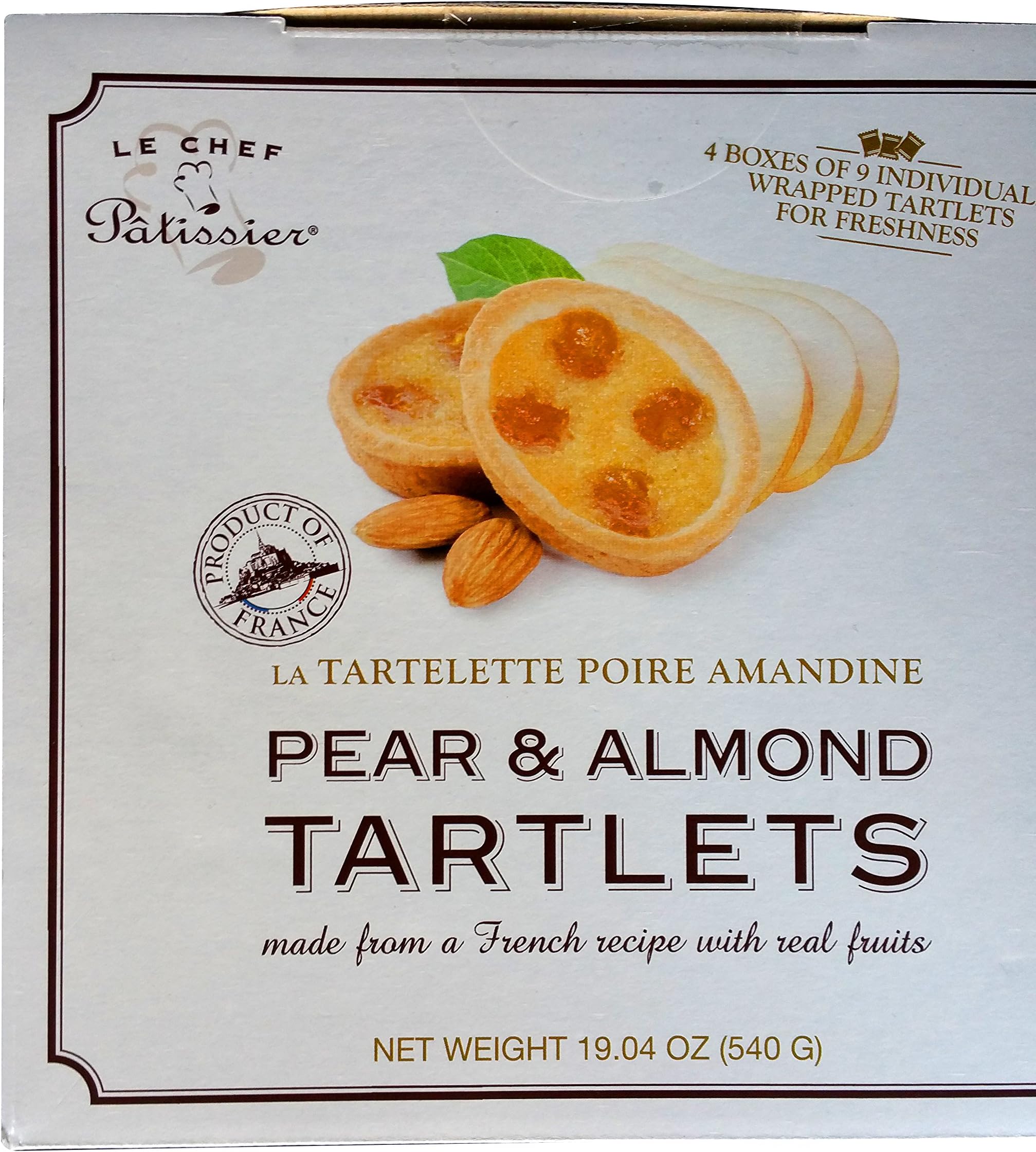 Pear & Almond Tartlets by La Chef Patissier