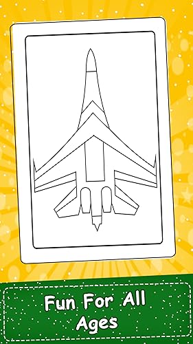 Airplane Coloring Book | Airplane Activity Book For Kids | Planes & Aviation Coloring Books| Children Airplane Coloring Book | No Ads #TOP4