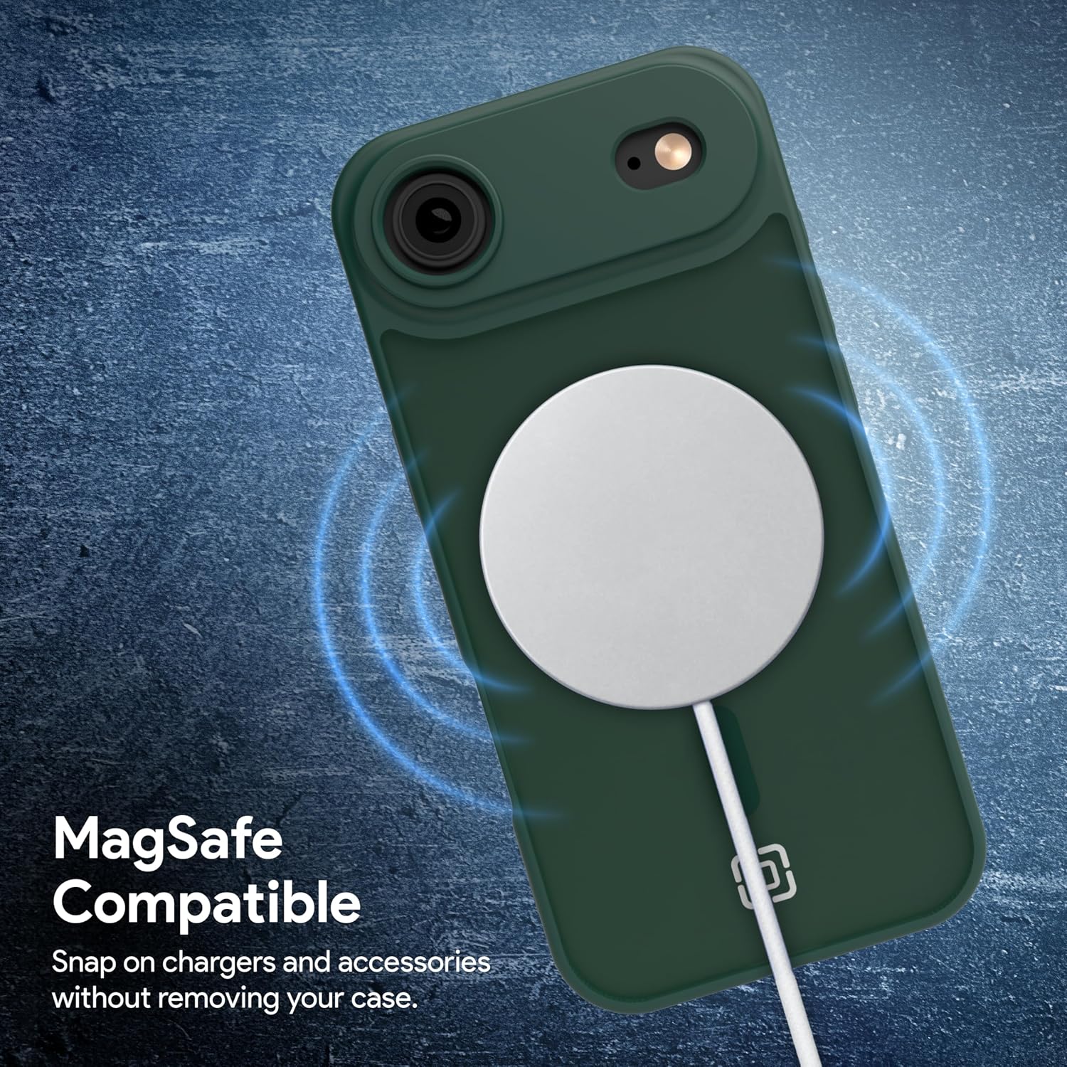 Incipio - Velocity for Fog iPhone 17 Air, Magsafe Compatible Phone Case, 10ft-12ft Drop Tested, Ultra Durable & Shock Absorbing, Scratch Resistant & Slim Profile (Green)