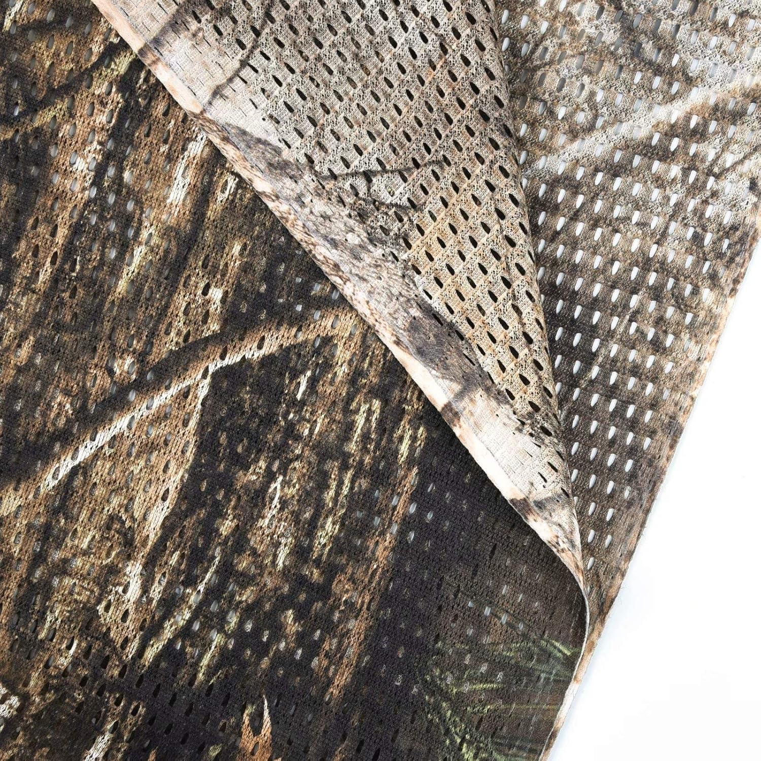 Bulk Roll Camo Cradle Mesh for Hunting, Blinds, Camouflage, Disguise, Sunshade, Photography, Decoration, Camping