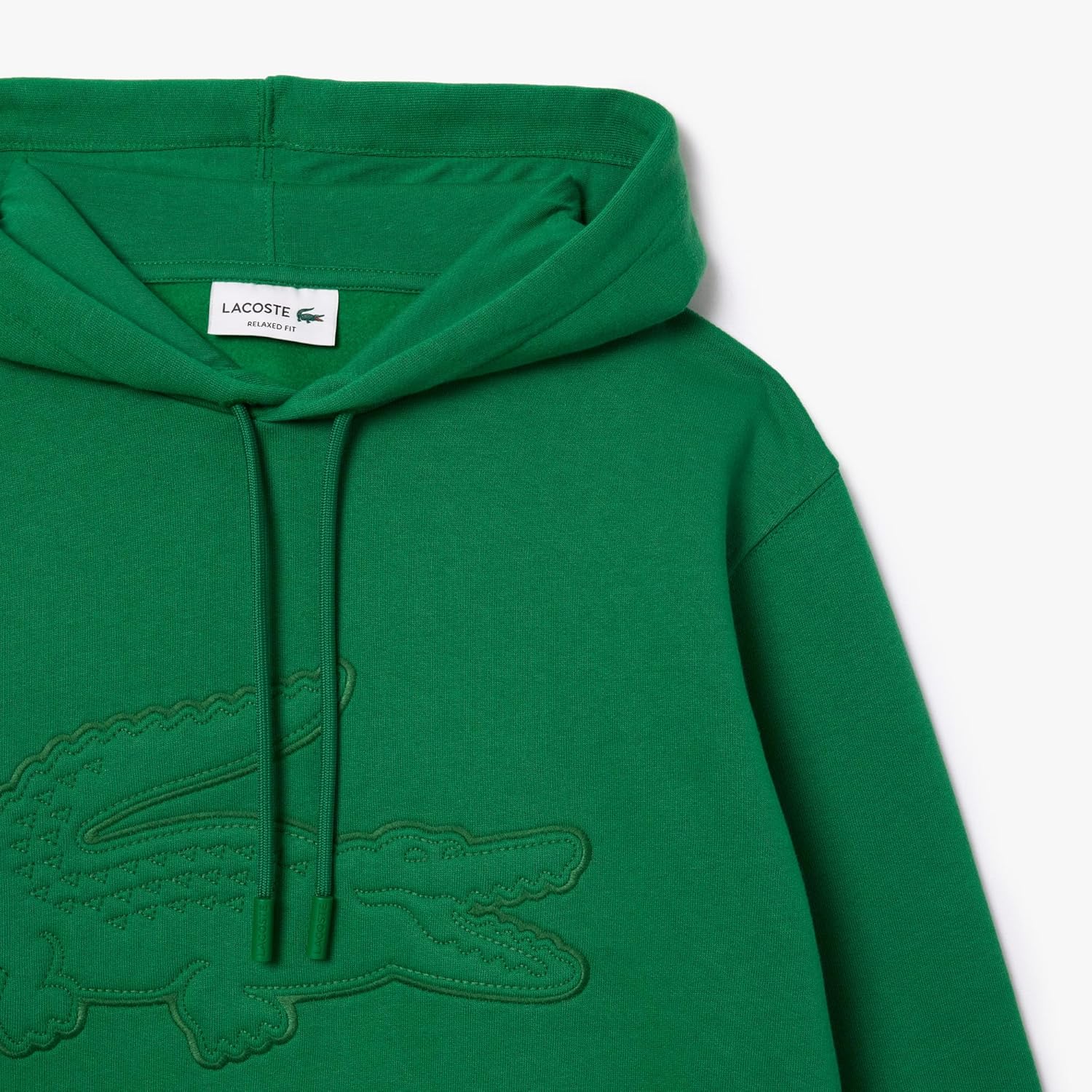 Lacoste mens Large Croc Logo Jogger Hoodie - Image 2