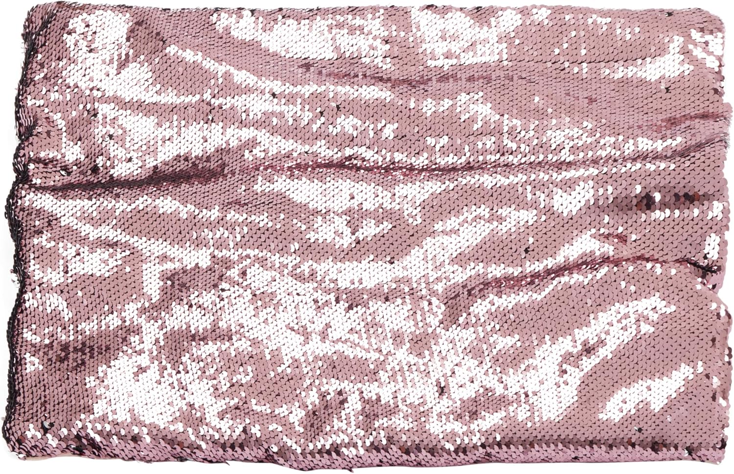 Weighted Lap Pad with Sequin Fabric for Kids 5lbs 18”x21” Small Sensory Blanket for Fun Interactive Stimulation for Calming and Focus, Tactile Play for Home, School and Travel (Pink)