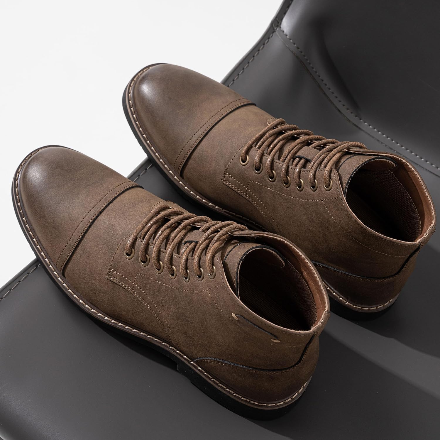 Vostey Men's Dress Boots Casual Chukka Boots for Men - Image 5
