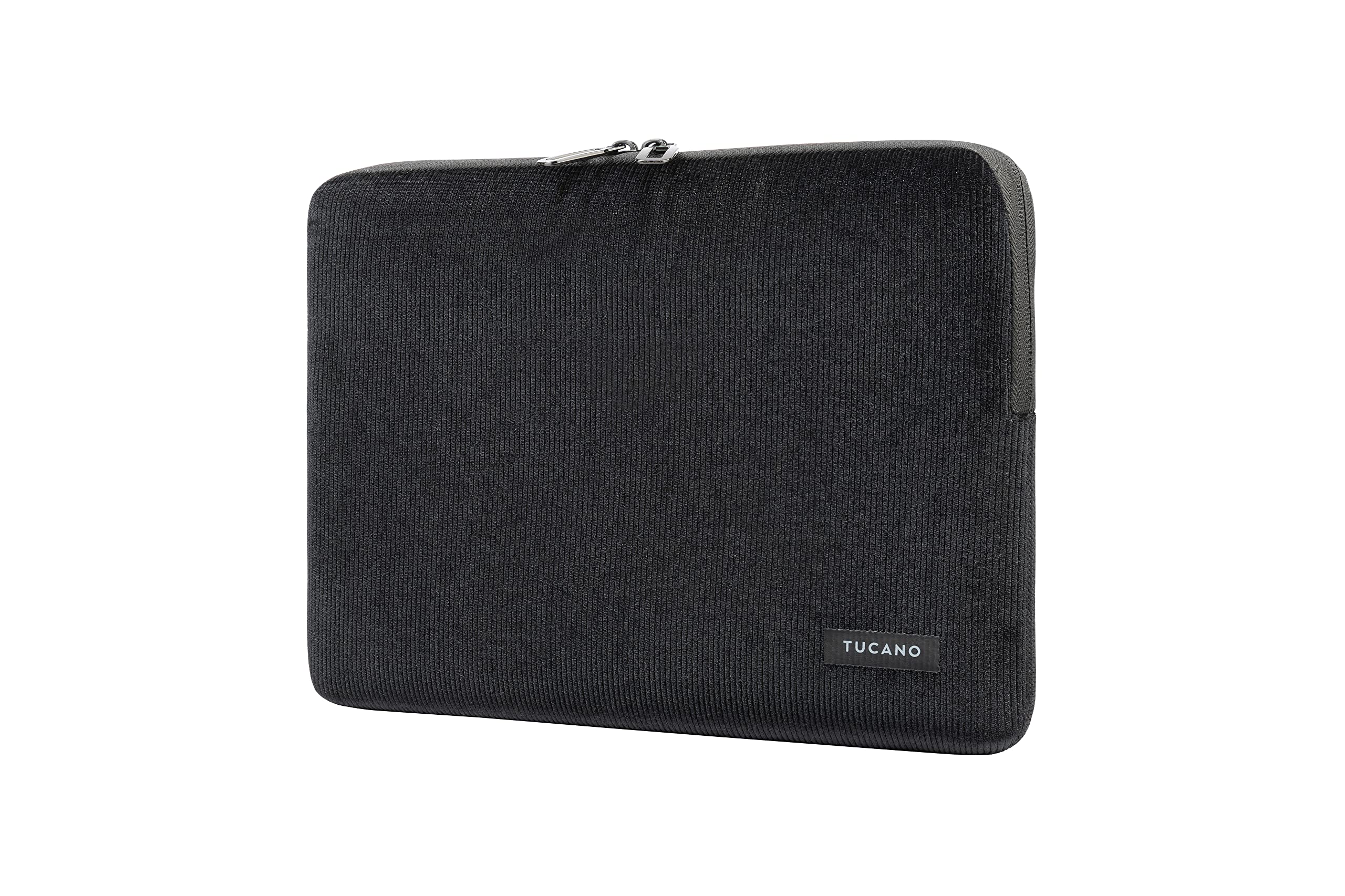 Tucano Second Skin Velluto - Funda para portátil (Terciopelo y Neopreno, 14", Color Negro