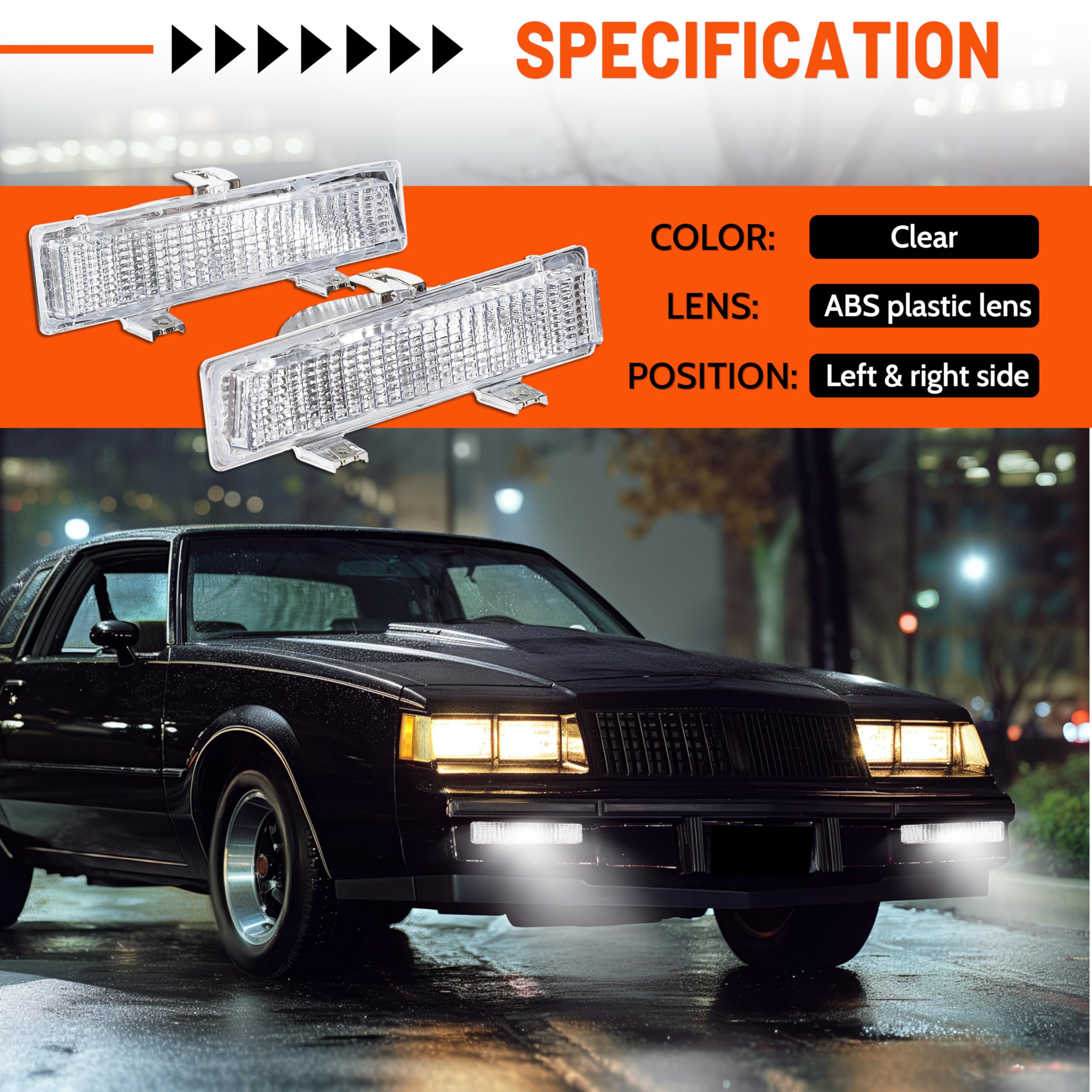 Amazon.com: ECOTRIC Front Turn Signal Light Parking Lamps