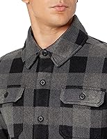 Vista 3 de Tienda Essentials Men's Long-Sleeve Polar Fleece Shirt Jacket