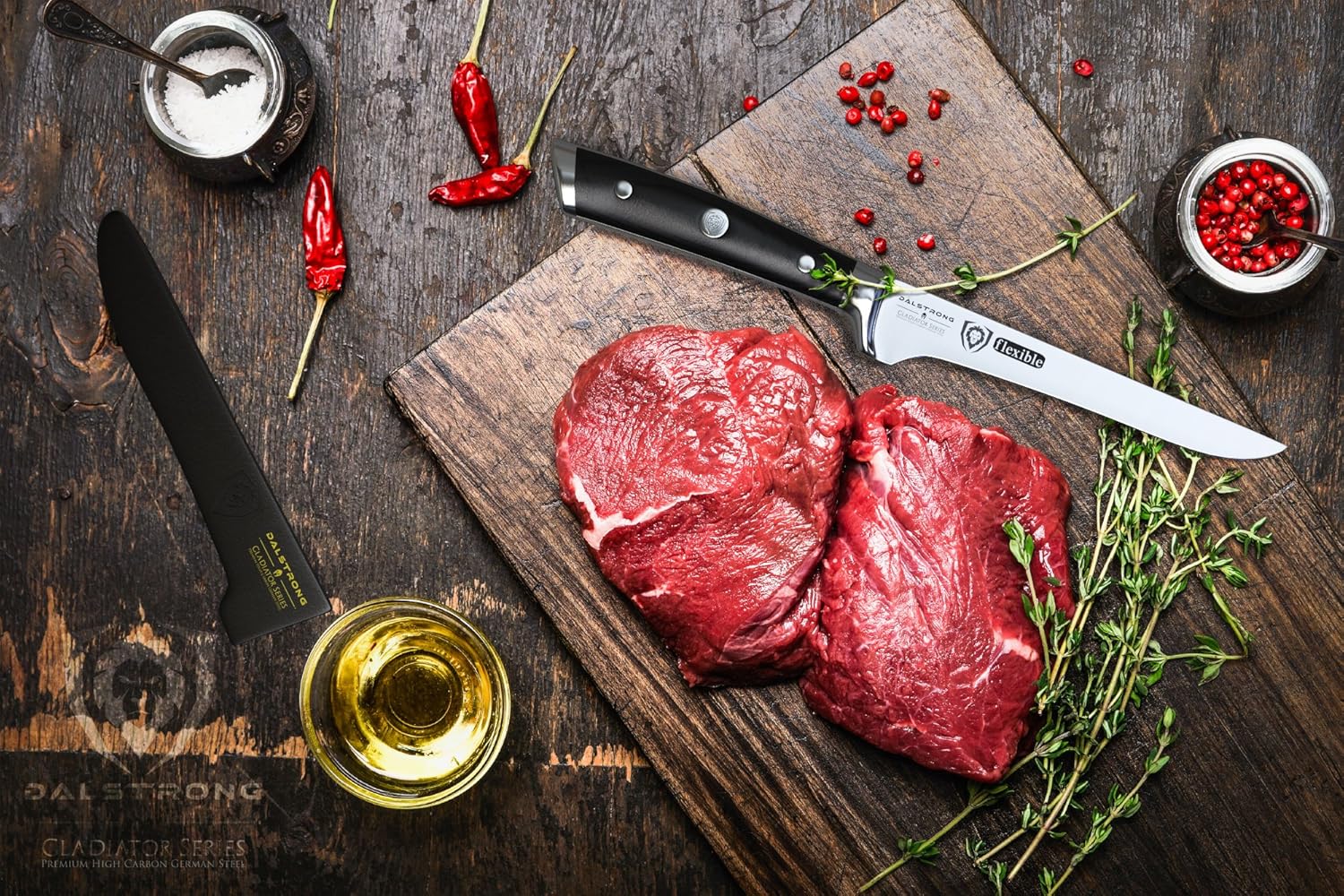 DALSTRONG Boning Knife - 6" - Gladiator Series - Forged German High-Carbon Steel - w/Sheath - NSF Certified : Home & Kitchen