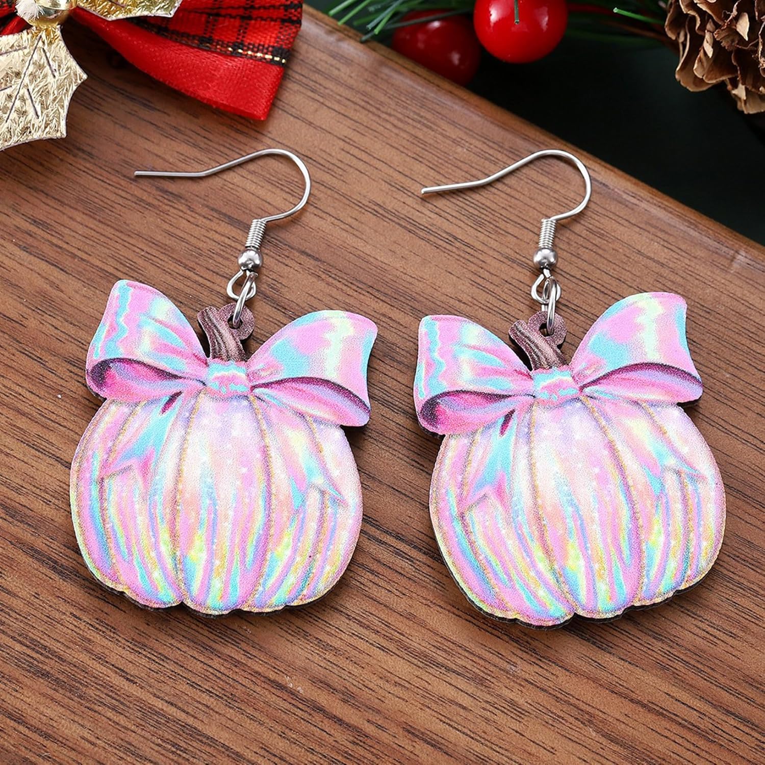 Fall Thanksgiving Earrings for Women Pumpkin Dangle Earrings Thanksgiving Accessories Jewelry Gifts - Image 5