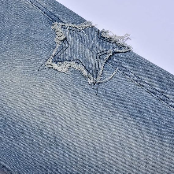 Baggy Jeans Men, Trousers for Men Denim Jeans for Men Uk Mens Loose Fit Jeans Fashion Straight Leg Stars Graphic Denim Pants Joggers Washed Relaxed Fit Goth Trousers High Streetwear